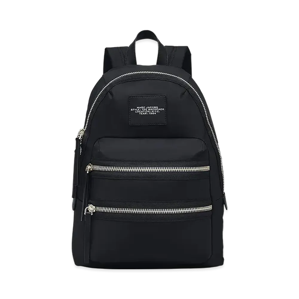 Marc Jacobs The Biker Nylon Large Backpack "Black"