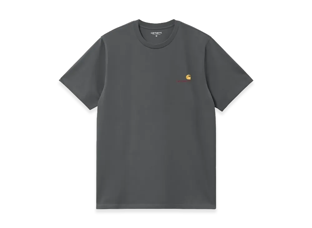 Carhartt WIP S/S American Script T-Shirt "Graphite"