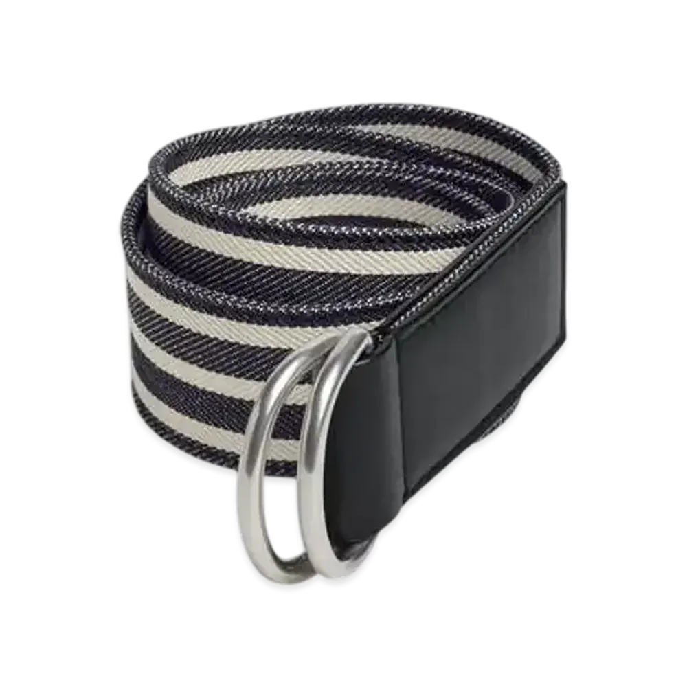 Bottega Veneta Webbing Nastro Belt "Navy/White/Space"