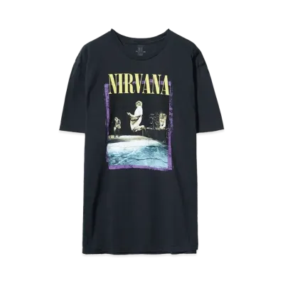 THRIFTY LOOK TEE THRIFTY NIRVANA TEE "BLACK"