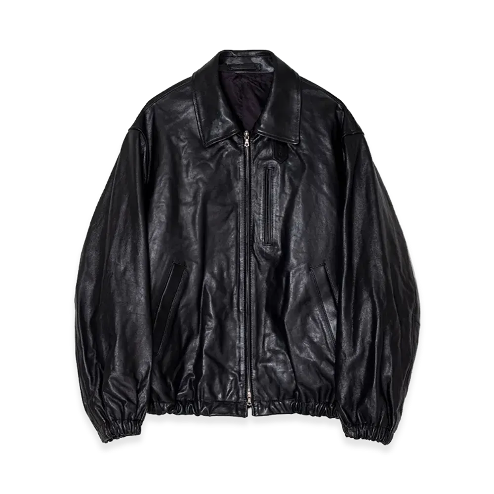 ssstein Calf Zip Short Jacket "Black"