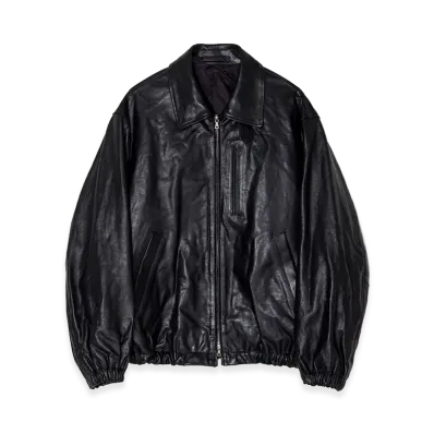 ssstein Calf Zip Short Jacket "Black"