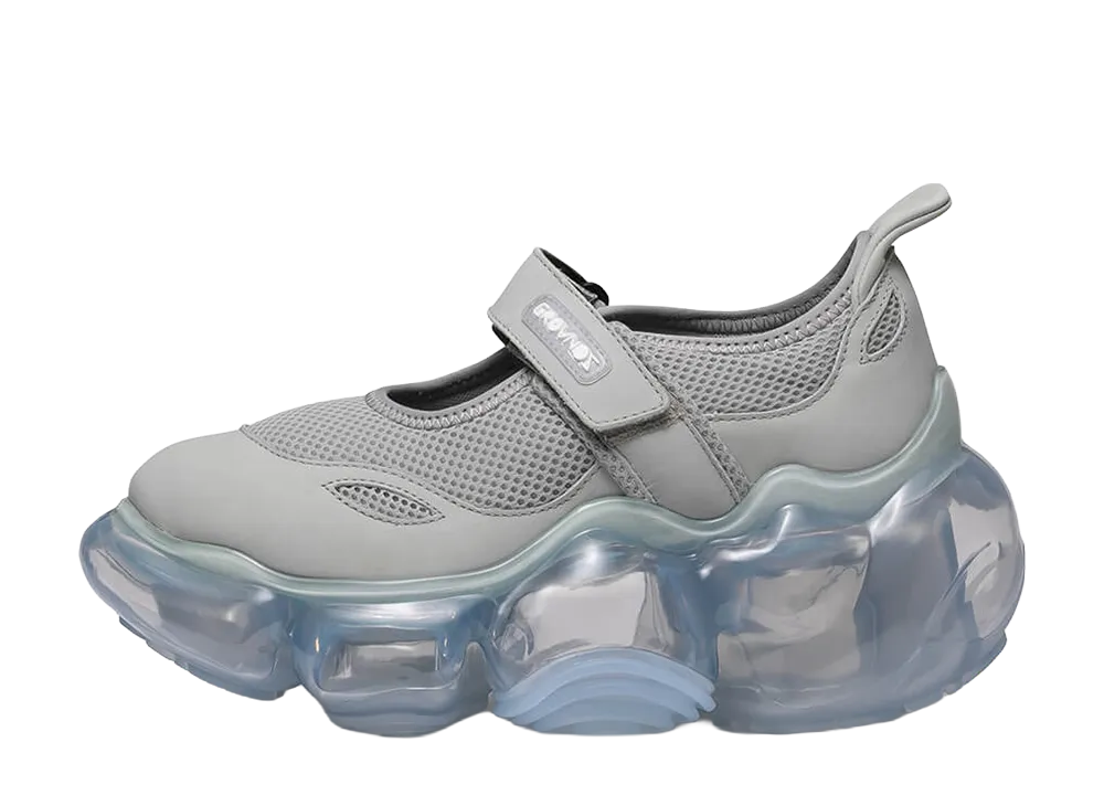 grounds Women's MOOPIE MARY JANE "Gray/Ice Gray"
