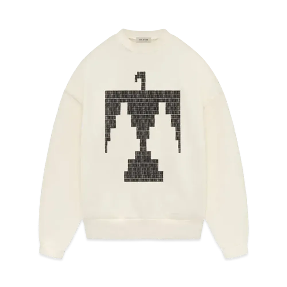 FEAR OF GOD Thunderbird Crewneck Sweatshirt "Cream"