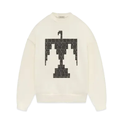 FEAR OF GOD Thunderbird Crewneck Sweatshirt "Cream"