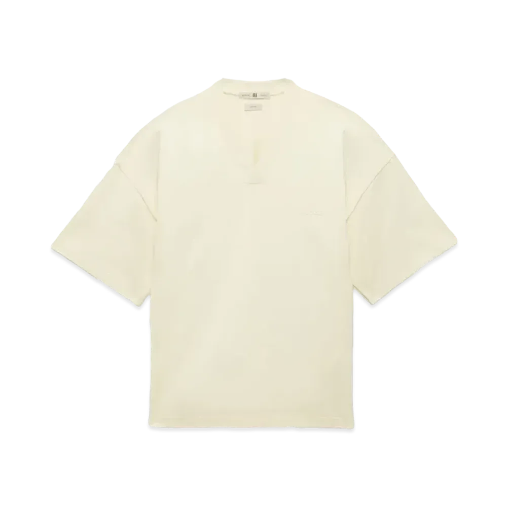 adidas x Fear of God Athletics V-neck T-shirt "Pale Yellow/Pale Yellow"
