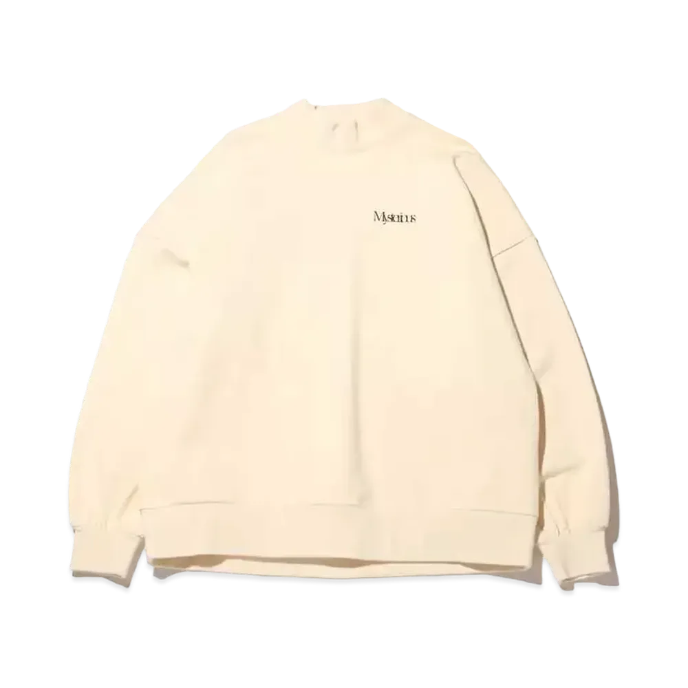 atmos pink x Gelisis High Neck Logo Sweatshirt "Ivory"