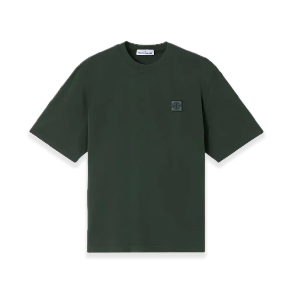 Stone Island 2100025 Combed Organic Cotton Jersey "Juniper"