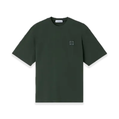 Stone Island 2100025 Combed Organic Cotton Jersey "Juniper"