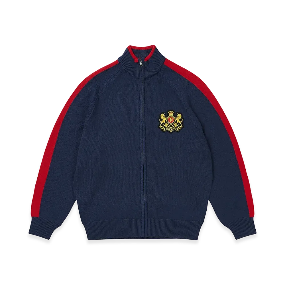 PALACE Established Zip Funnel Knit "Navy"