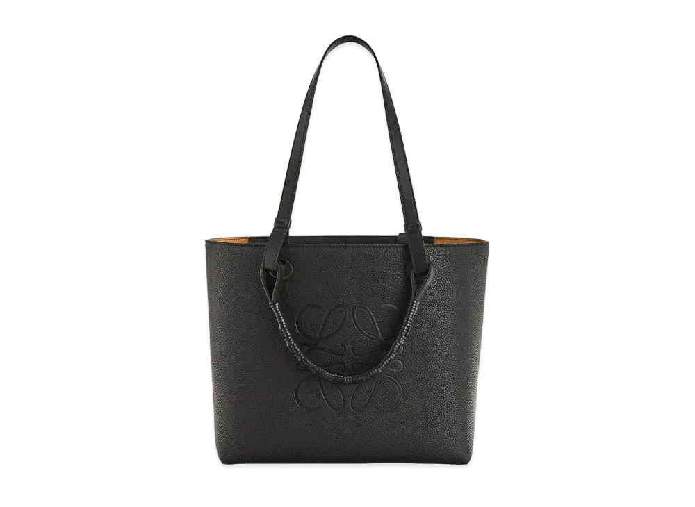 ロエベ アナグラム トートバッグ スモール グレインカーフ "ブラック" A717S72X03