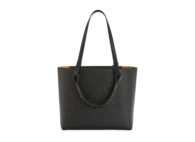 LOEWE Small Anagram Tote In Grained Calfskin "Black"