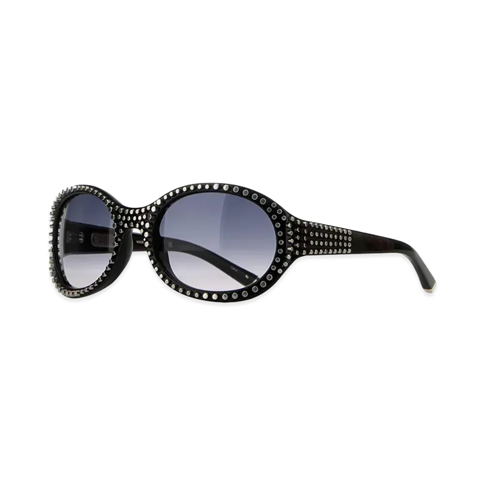 GUCCI Women's Acetate Sunglasses "Black"