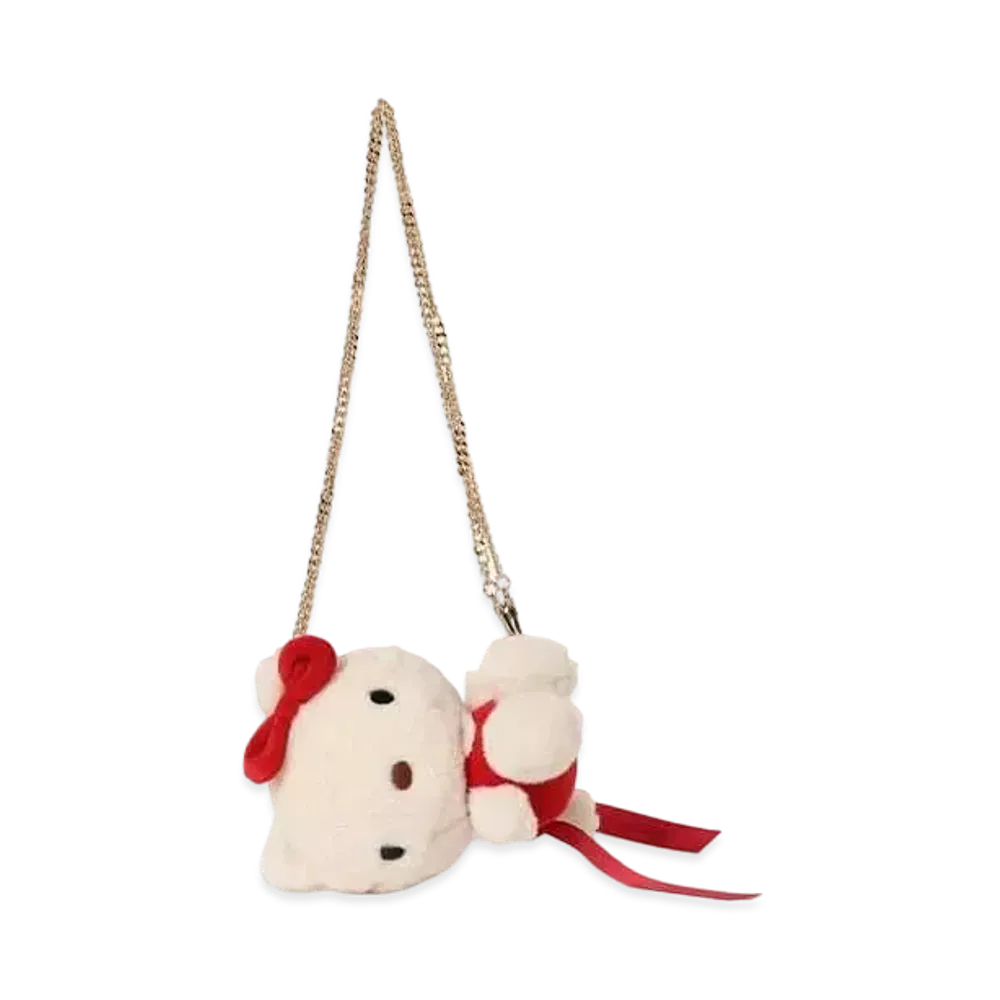 HELLO KITTY x BEAMS COUTURE Hello Kitty Purse Plush Toy Pochette "Red"