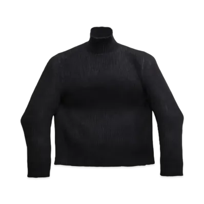 BALENCIAGA Men's Biker Sweater "Black"