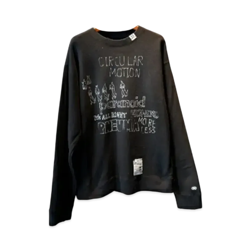 Maison MIHARA YASUHIRO Distressed Pull Over "Black"