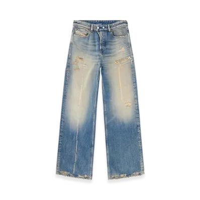 Diesel Women's D-Sire Wide Leg Jeans 1996 "Blue"