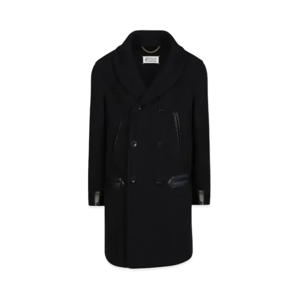 Maison Margiela Double Cloth Caban "Black"