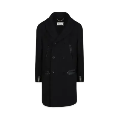 Maison Margiela Double Cloth Caban "Black"