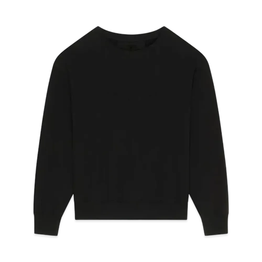 GIVENCHY Sweatshirt In Fleece With Givenchy Signature "Black"