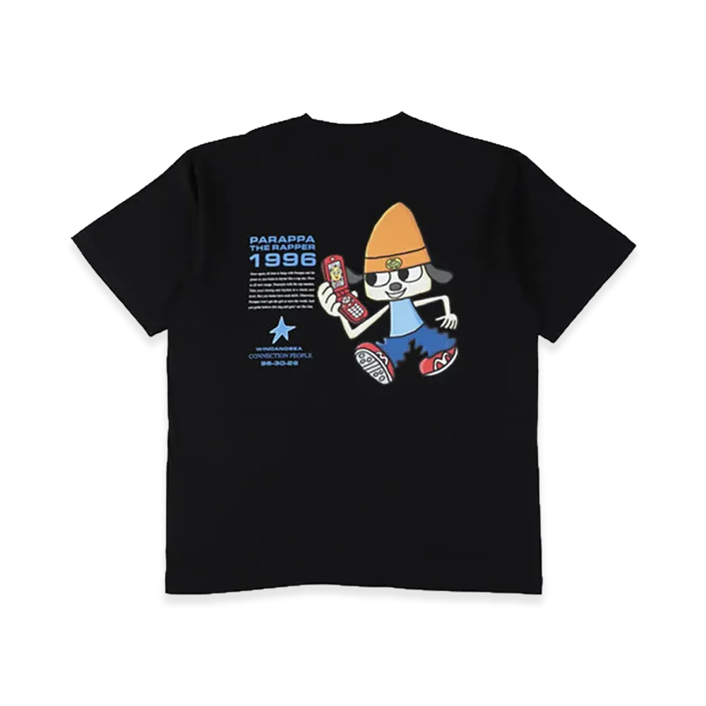 WIND AND SEA x Parappa The Rapper Parappa Mobile Phone Tee "Black"
