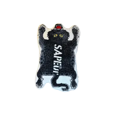 SAPEur Tibetan Leopard Rug "Gray"