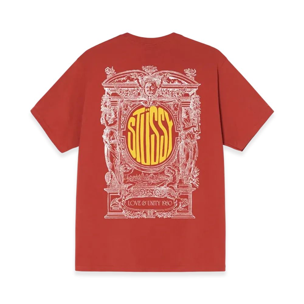 Stussy Love & Unity Tee "Brick"