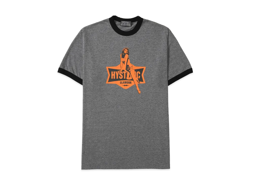 HYSTERIC GLAMOUR Electric Lady Tee "Top Gray"