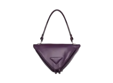 PRADA Padded Nappa Leather Handbag "Purple"