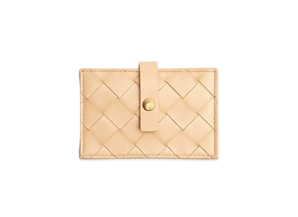 Bottega Veneta Multicard Holder "Almond"