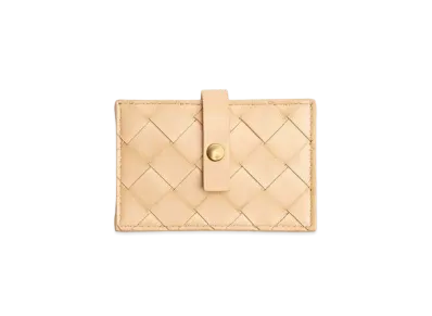 Bottega Veneta Multicard Holder "Almond"