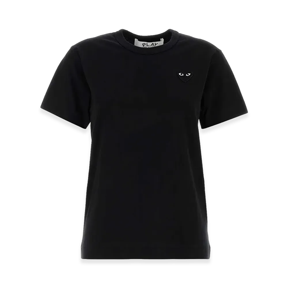 PLAY COMME des GARCONS Women's Cotton T-Shirt "Black"