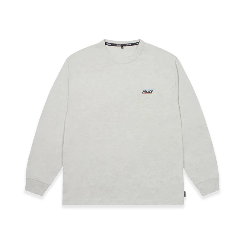 PALACE Basically A Longsleeve "Grey Marl"