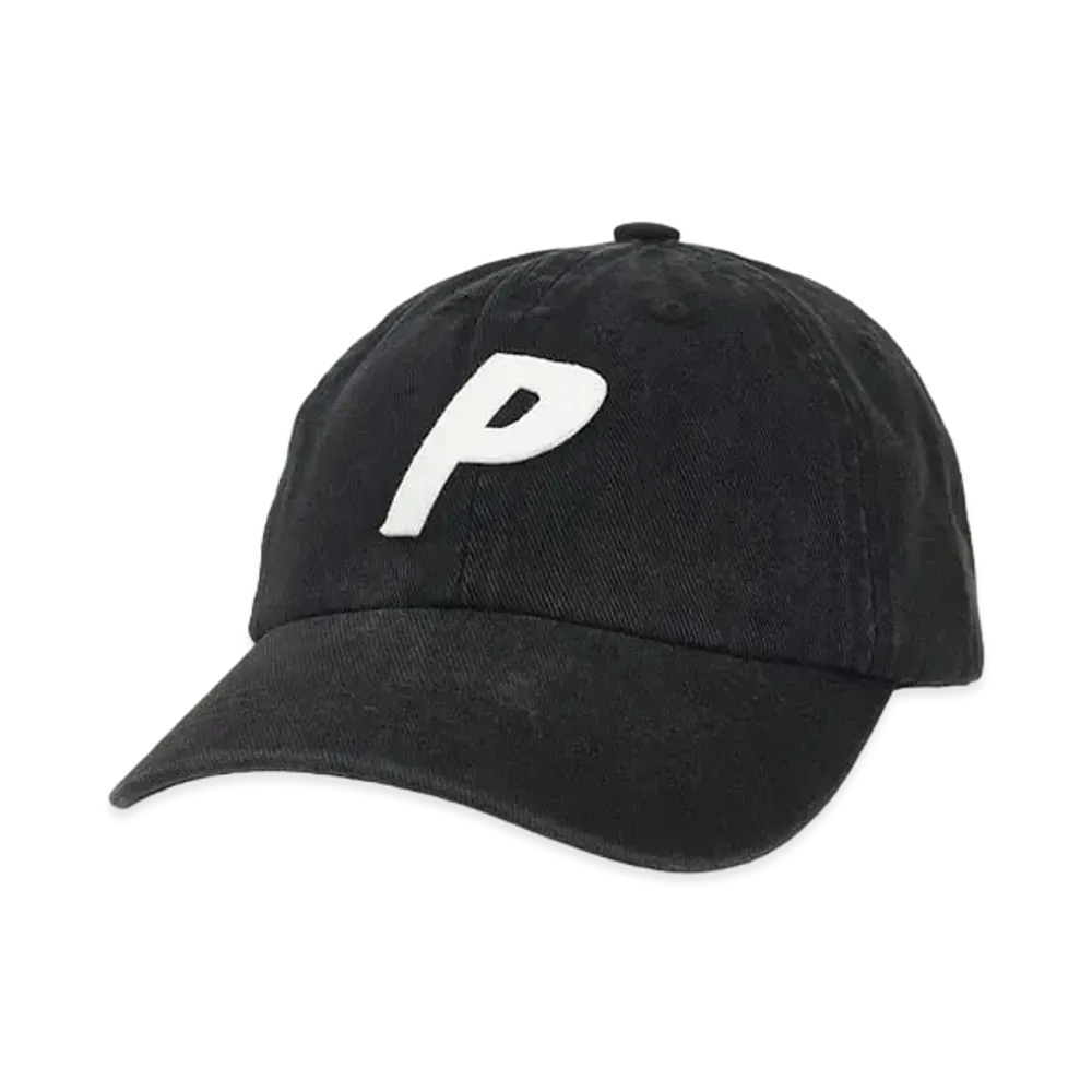 パレス ウォッシュド ツイル P 6-パネル "ブラック"