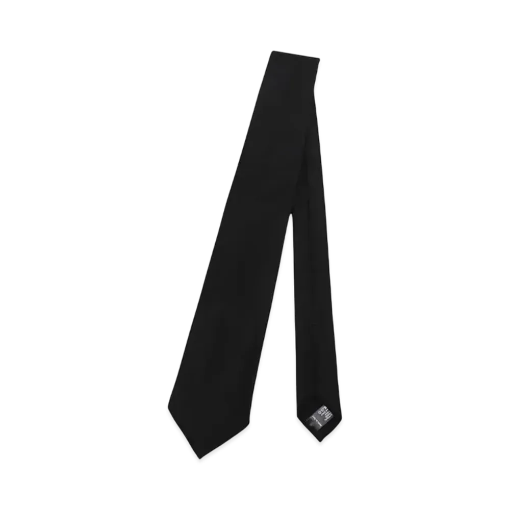 COMOLI Black Formal Tie "Black"