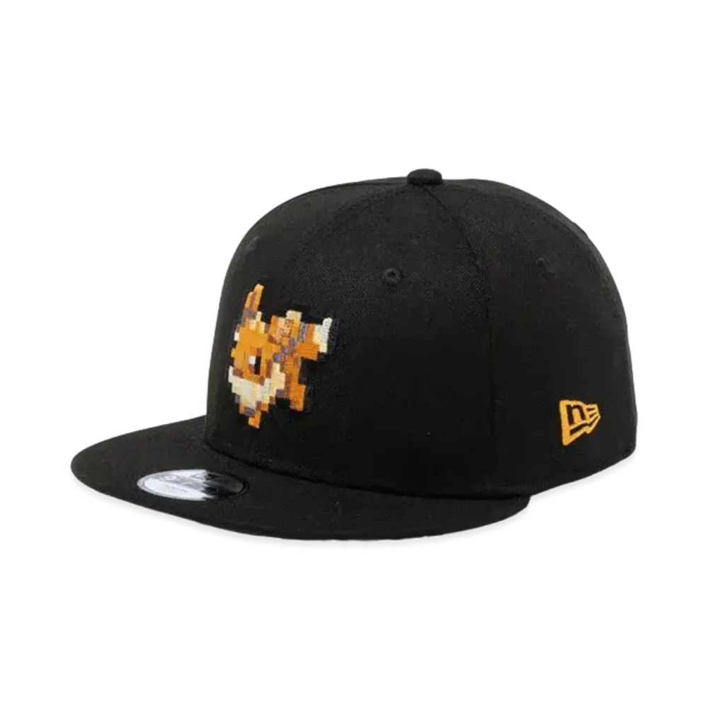 NEW ERA Pokemon 9FIFTY Youth 8Bit Eevee "Black"