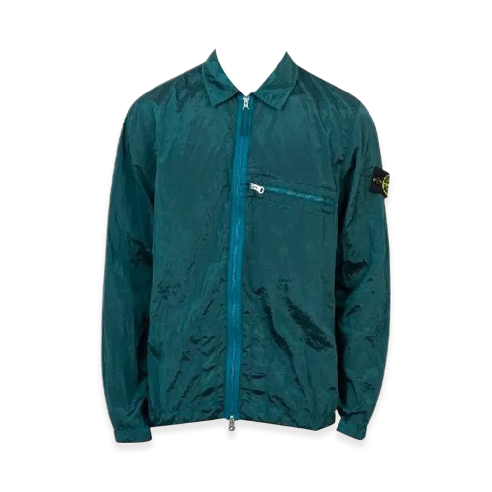 Stone Island 10919 Nylon Metal in Econyl Regenerated Nylon Overshirt - 23SS "Bottle Green"