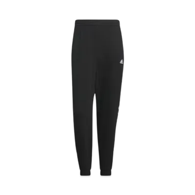 adidas Warding Loose Fit French Terry Straight Leg Stretch Cuff Pants "Black"