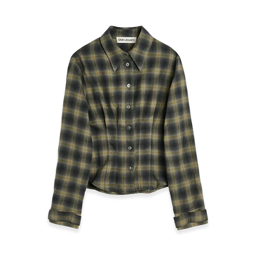 OUR LEGACY Women's Envelop Shirt "Yukon Check Woolton"