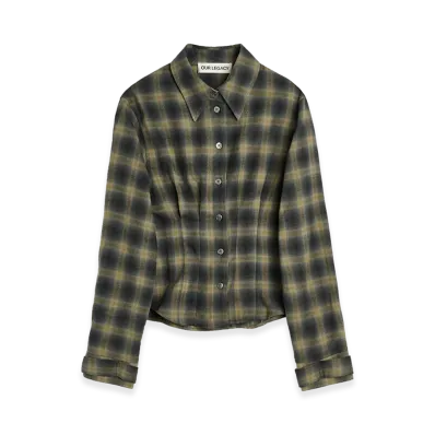 OUR LEGACY Women's Envelop Shirt "Yukon Check Woolton"