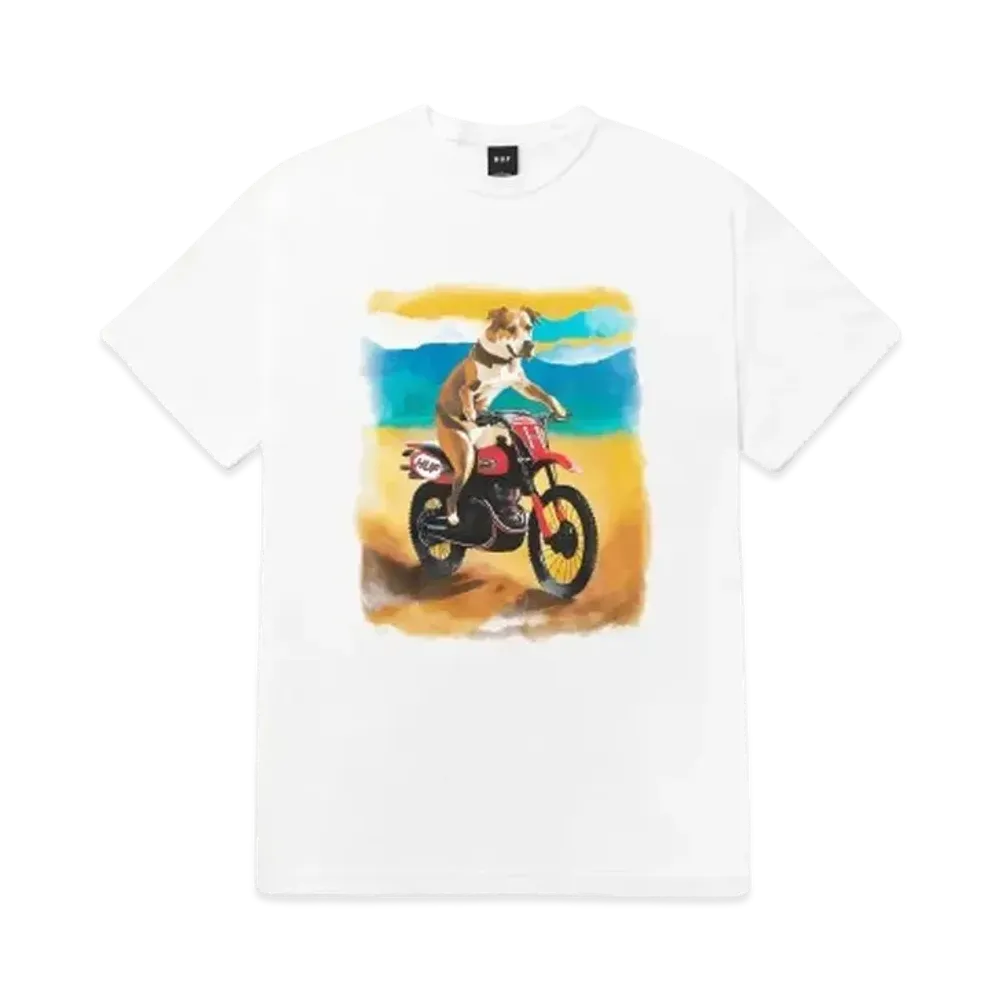 HUF Summer 24 Road Dog Tee "White"