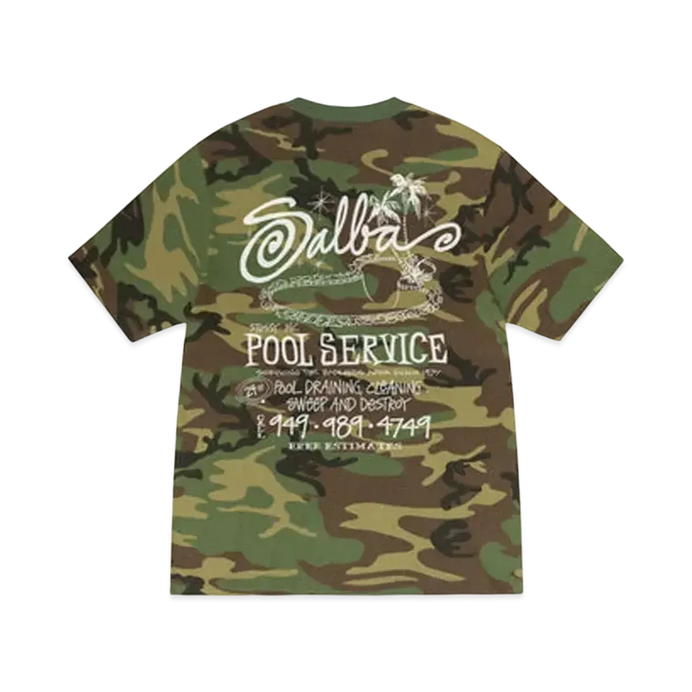 Stussy Pool Service Tee Pigment Dyed "Camo"