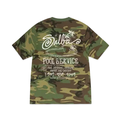 Stussy Pool Service Tee Pigment Dyed "Camo"