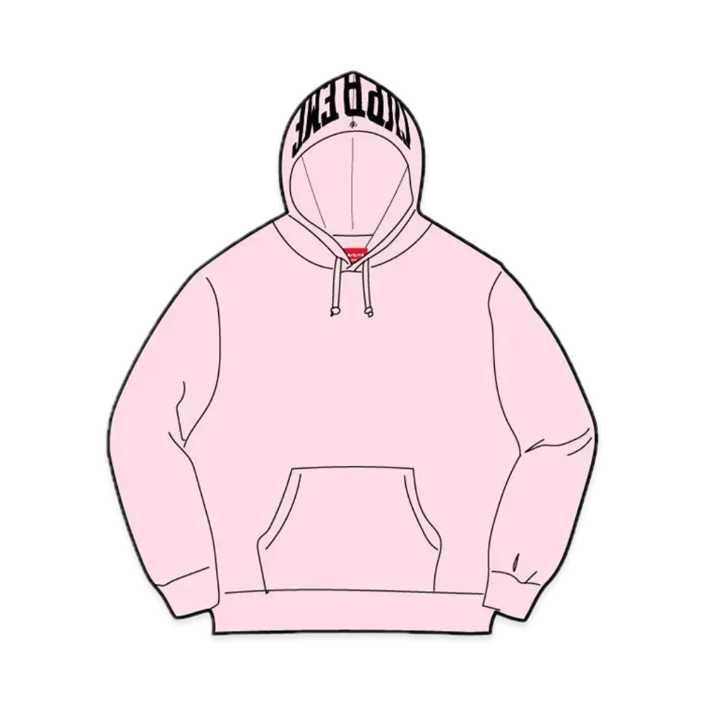 Supreme Warm Up Hooded Sweatshirt "Light Pink"