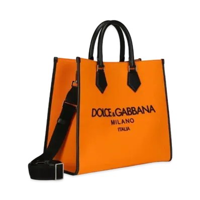 Dolce&Gabbana EDGe Shopping Bag Logo Embroidery "Multicolor"