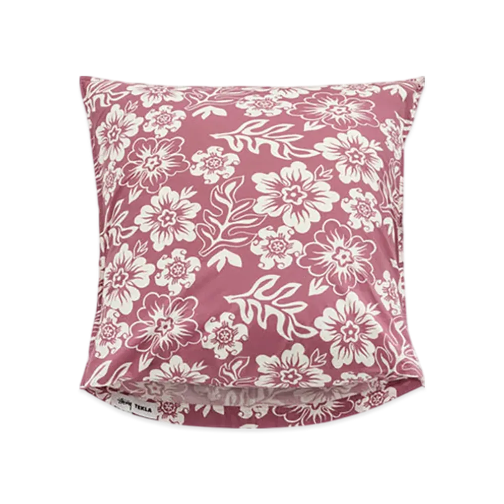 Stussy x Tekla Percale Pillow Sham King Size "Red Hawaiian"