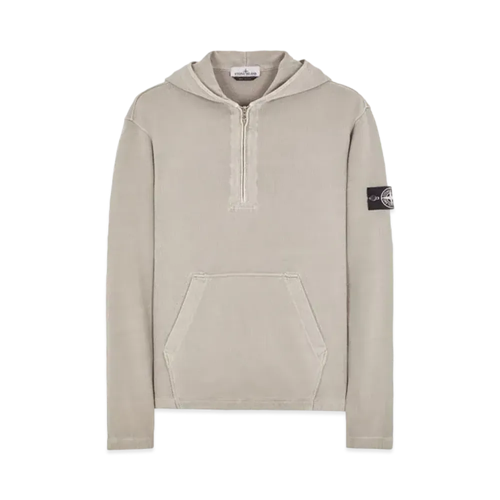Stone Island 636T3 70% Recycled Cotton Fleece Tinto Terra "Dust Grey"