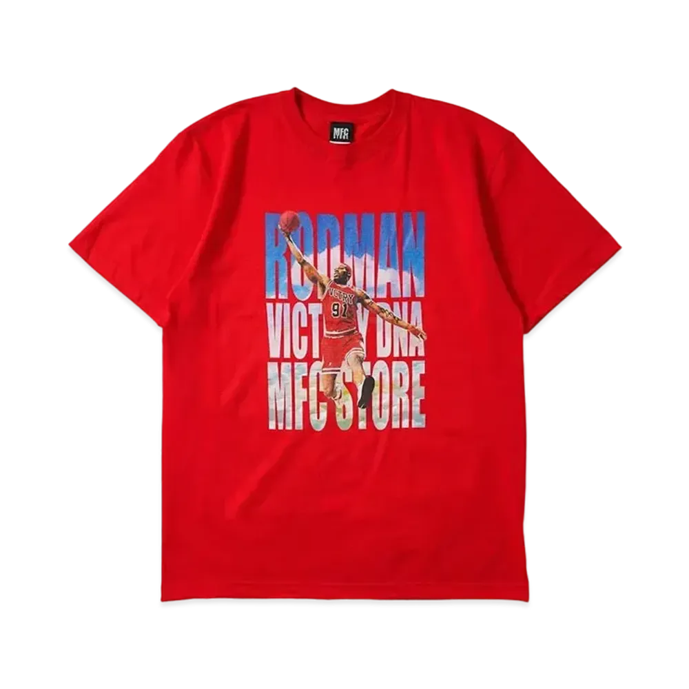 MFC STORE x DENNIS RODMAN x Victory DNA Flying Tee "Red"