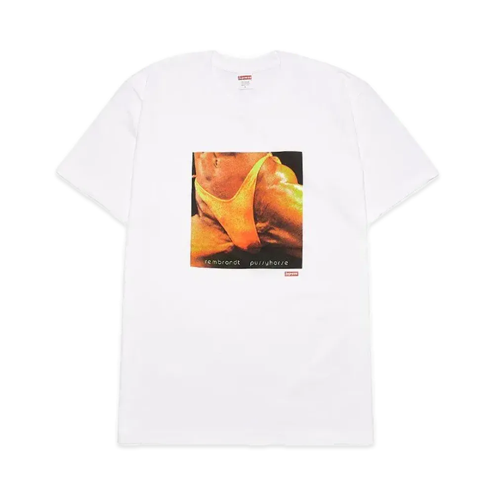 Supreme x Butthole Surfers Rembrandt Pussyhorse Tee "White"