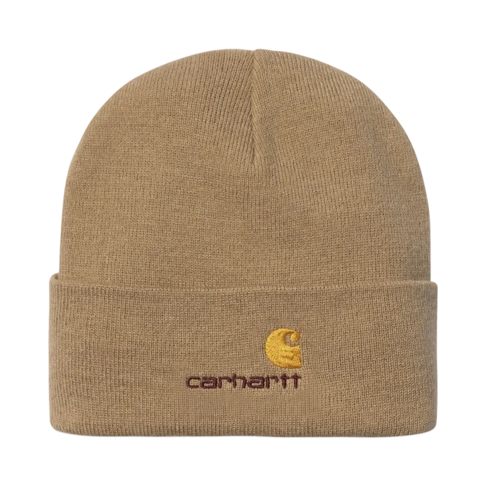 Carhartt WIP American Script Beanie "Peanut"